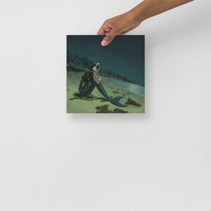 Sad Mermaid Poster
